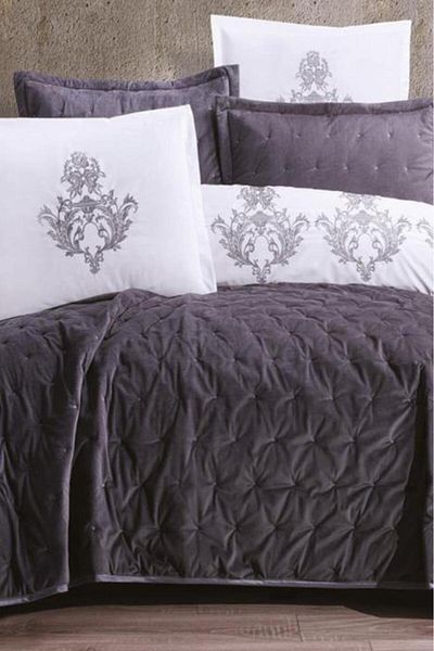 Çeyiz Diyarı Dowry Land La Donna 10 Piece Dowry Set Anthracite