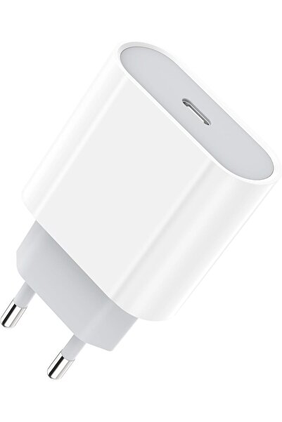 WHITE Încărcător rapid de 20W, compatibil cu iPhone 15/14/13/12/11/Pro/Pro Max/Plus, iPad, AirPods