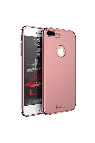 Rose Husă IPAKY cu protecție completă - Luxury Thin - iPhone 7 Plus (Auriu roz)