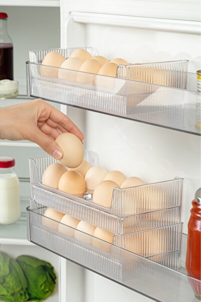 Seyank Haus Yumurta Organizeri Buzdolabı Yumurtalık Düzenleyici 10 Lu Katlı R...