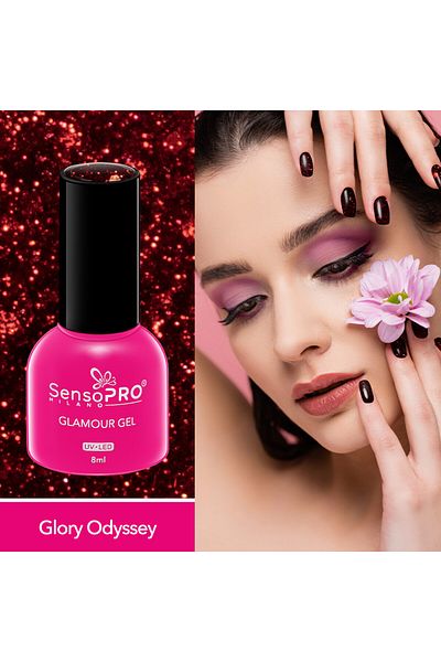 SensoPRO Milano Oja Gel Semipermanentă Glamour 8ml, Glory Odyssey #117