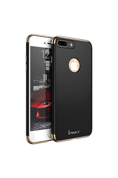 OEM Husă IPAKY cu protecție completă - Luxury Thin - iPhone 7 Plus (Negru)