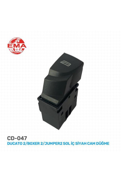 ema زر فتح النافذة الأيسر الداخلي الأسود DUCATO/JUMPER II