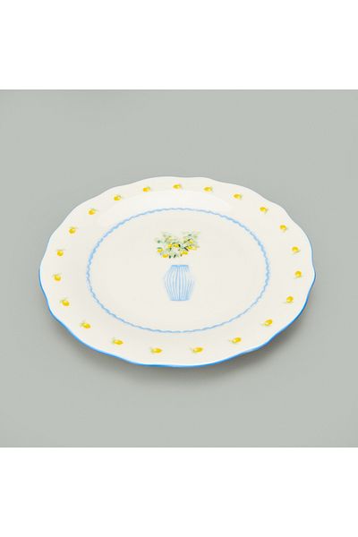Evidea Kitchen Limecello Porcelain Pie Plate - Colored - 20 cm