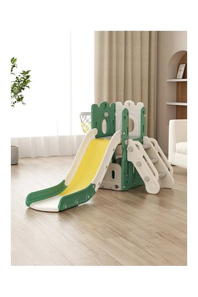 FULLJOY L-shaped tower slide, single slide 145 + ball frame (unsealed)