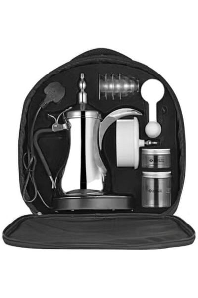 Gulf Dallah Becky Gulf Dallah Arabic Coffee and Tea Maker 1000ml with Travel Bag GA-C94848 (Chrome/Silver)