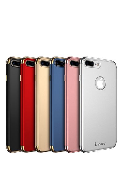 OEM Husă IPAKY cu protecție completă - Luxury Thin - iPhone 7 Plus (Negru)