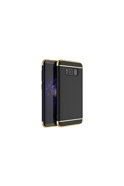 BLACK Carcasă Samsung Galaxy S8 Plus, Elegance Luxury 3 în 1, Neagră