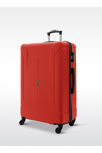 PARAJOHN Avo Abs Hardside Spinner Check In Large Luggage Trolley 28 Inch Red Pjtr2042-28rr