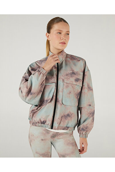 SKECHERS W Micro Collection Rain Jacket Kadın Haki Yağmurluk S242121-299