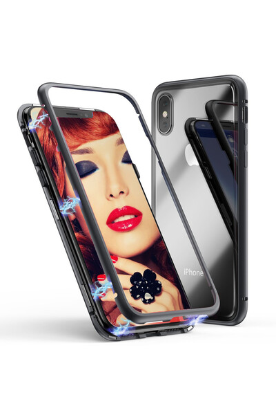 BLACK EverythingPerfect Apple Iphone XS MAX phone case offers 360 Full Protec...