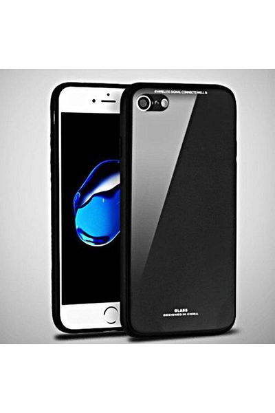 BLACK Husă de protecție pentru iPhone 6 Plus, neagră, corp complet, husă rigidă