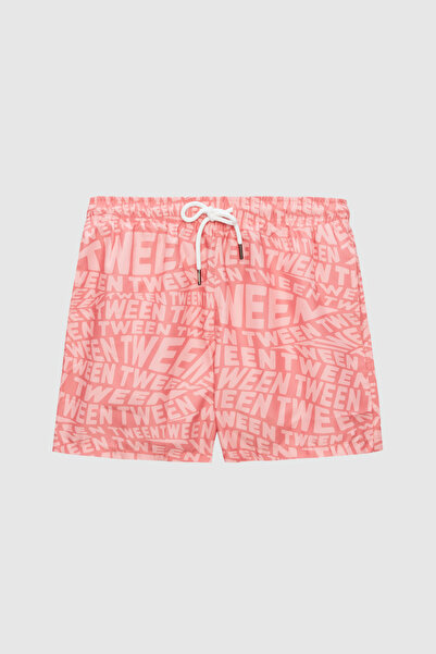 Tween Regular Fit Şeftali Şort Mayo