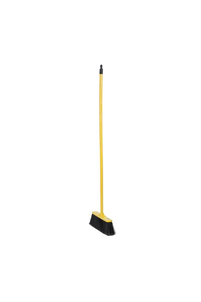 ROYALFORD 39 cm Floor Broom with Long Wooden Handle- RF12832
