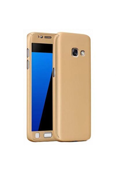 Gold Carcasă FullBody MyStyle Gold pentru Samsung Galaxy A3 2017, acoperire c...
