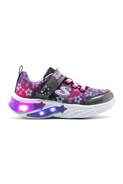 SKECHERS Star Sparks Çocuk Siyah Sneaker Ayakkabı 302324n Bkmt