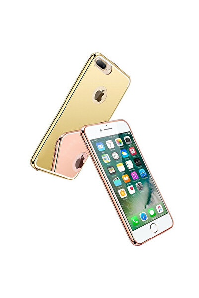 Gold Θήκη Apple iPhone 8 Plus, MyStyle Elegance Luxury Mirror Case, χρυσή