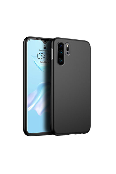 BLACK Dynamite за Huawei P30 Full Cover 360 + стъклено фолио, черно