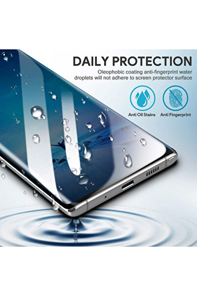 BLACK Folie de sticlă pentru Samsung Galaxy Note 10 Plus, cu margini colorate, neagră