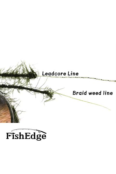 FishEdge Leadcore FishEdge line, grass camouflage, 35 lb, 5 meters