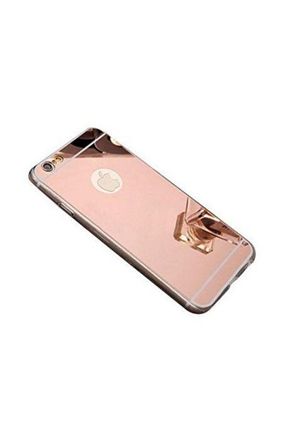 Rose Carcasă Apple iPhone 8, MyStyle Elegance Luxury Mirror Case, roz-auriu