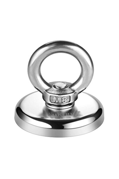 Silver Neodymium magnet, Mmgoqqt, Metal, 75kg, Silver