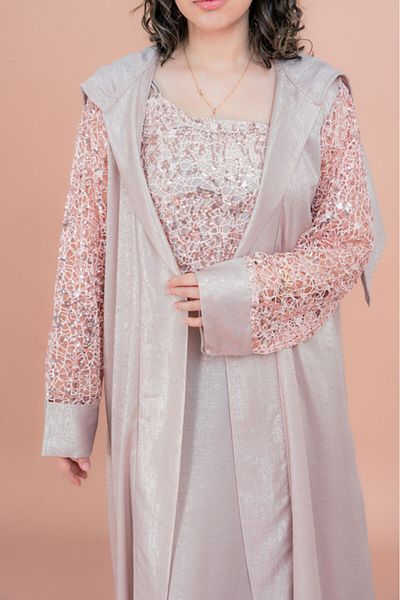 IKKXA Shimmer Modern Design Jalabiya