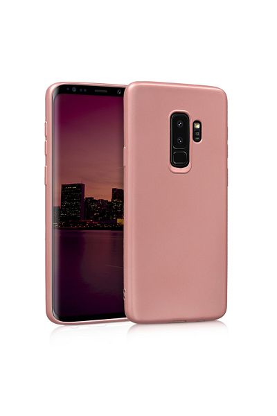 Rose Carcasă pentru Samsung Galaxy S9, GloMax Perfect Fit, Auriu-Roz
