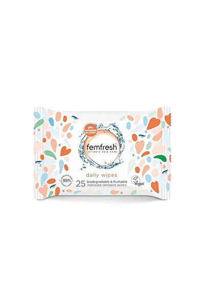 Femfresh فيم فريش مناديل نسائية ملطفة ومنعشة للمناطق الحميمة - 25 منديل