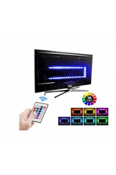 OEM LED strip with remote control Ugyismegveszel, 4.8W, RGB, 1m, Multicolor