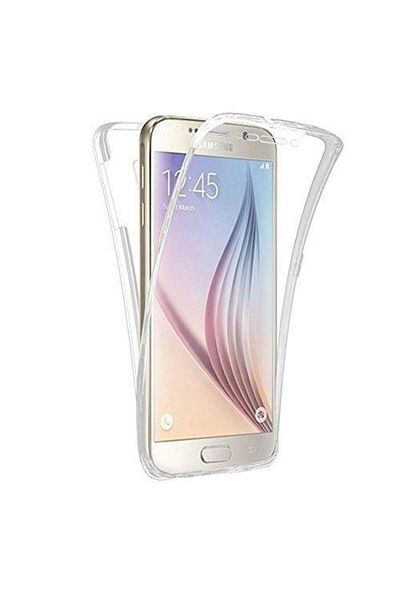 OEM Husă de protecție pentru Samsung Galaxy S7 Edge, transparentă, subțire, folie de protecție față-spate