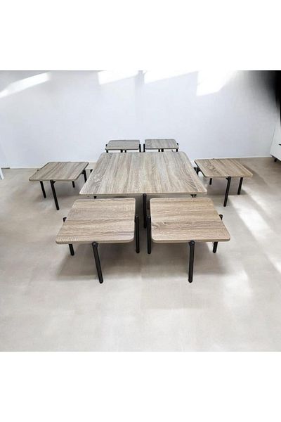 DEC13 6+1 service tables with a modern and distinctive design