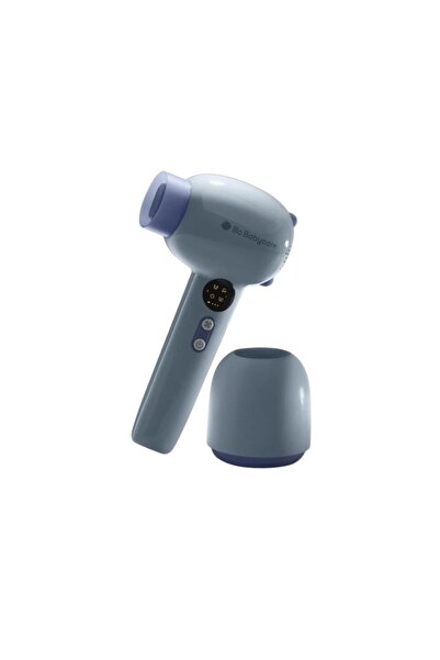 Baby Care Mavi Kablosuz Bebek Saç Kurutma Makinesi, 100°C Sabit Isı, Düşük Ses