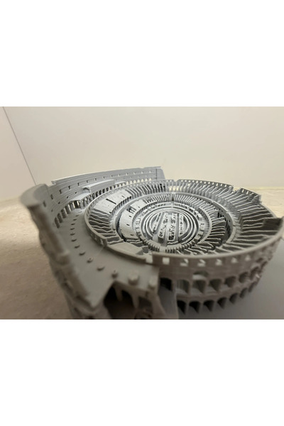 Phigo Roman Colosseum Figür – 3D Dekoratif Biblo Obje | 15 x 12,5 cm