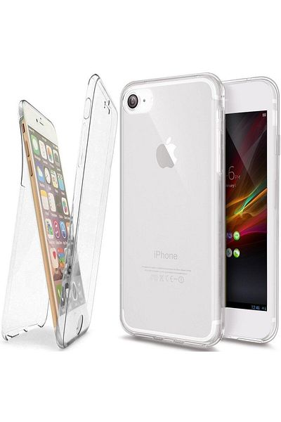 OEM Carcasă iPhone 6 / 6S din silicon TPU 360 grade - transparentă