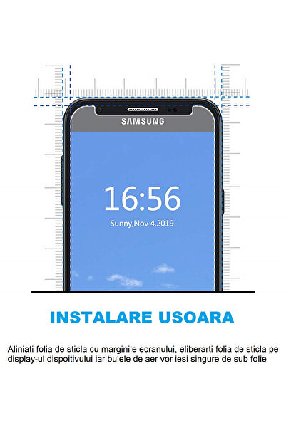 OEM MyStyle 2.5D стъклено фолио, твърдост 9H, съвместимо с Samsung Galaxy J3 ...