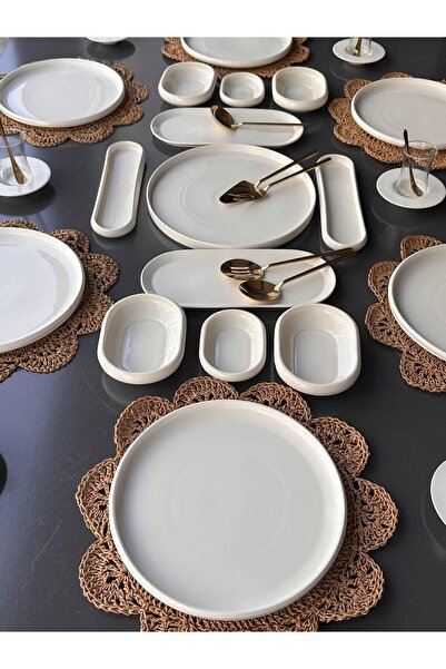 ROSSEV Kahvaltı Takımı Limpio 46 Parça 6 Kişilik