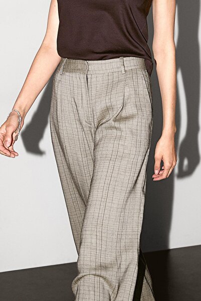 Massimo Dutti Kareli klasik pantolon