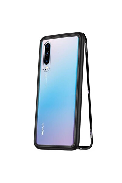 BLACK Μαγνητική θήκη 360 για Huawei P30, μαύρη