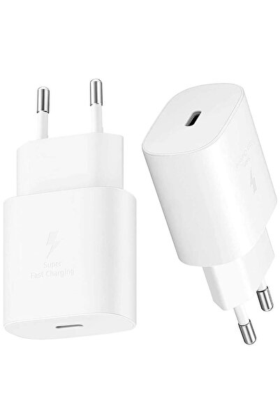 Samsung Incarcator Original Samsung TA800EWE Incarcare Rapida 25W USB-C 3A Bulk Packing Alb