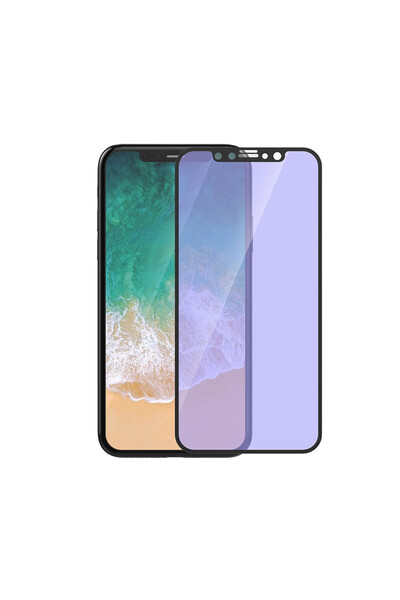 BLACK IPhone X XS Προστατευτικό οθόνης από γυαλί 3D με προστασία απορρήτου Μαύρο