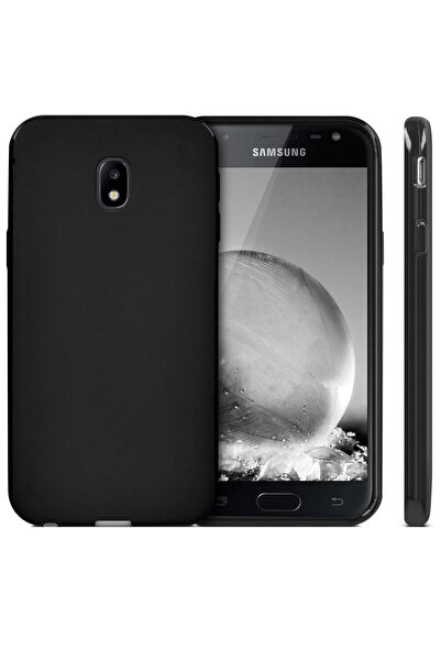 BLACK Samsung J530 Galaxy J5 (2017) λεπτή ματ θήκη από σιλικόνη, Μαύρη