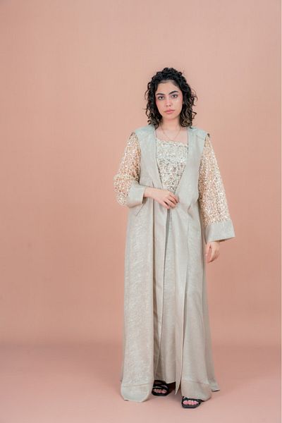 IKKXA Shimmer Modern Design Jalabiya