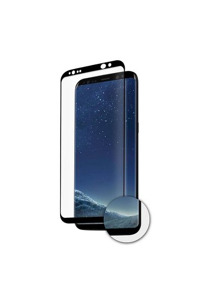 BLACK Folie de protecție MyStyle, sticlă securizată 3D pentru Samsung Galaxy S8, neagră