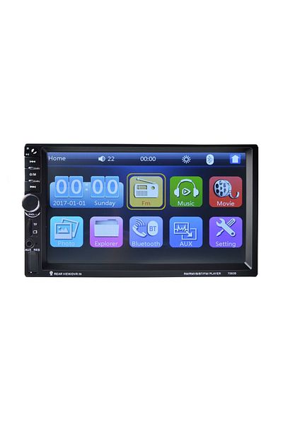 OEM Car multimedia player Mp5 7060B display touch screen 7"/Bluetooth/USB/AUX/SD Card/FM Radio