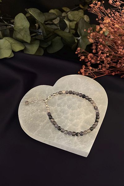 Dünya Doğal Taş Iolite Stone Bracelet