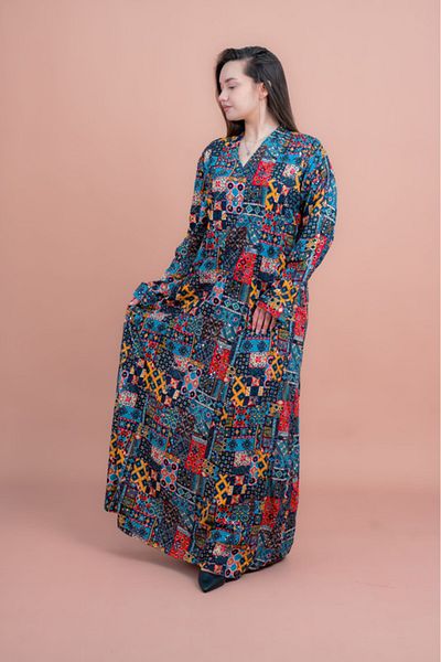 IKKXA Abstract Geometric Maxi