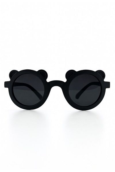 Lexi Bella Kids Sunglasses Black Teddy Bear Frame Uv 400 Protection Ce Certificated Children's Sunglasses