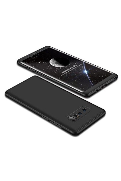 BLACK Калъф за Samsung Galaxy Note 8 Full Cover 360 Черен (преден+заден+стъклен)