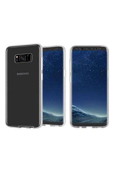 OEM Carcasă ultra subțire MyStyle TPU integrală, față-spate, transparentă pentru Samsung Galaxy S8